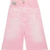 N°21 Gonna in denim con stampa wrinkles | Gonne