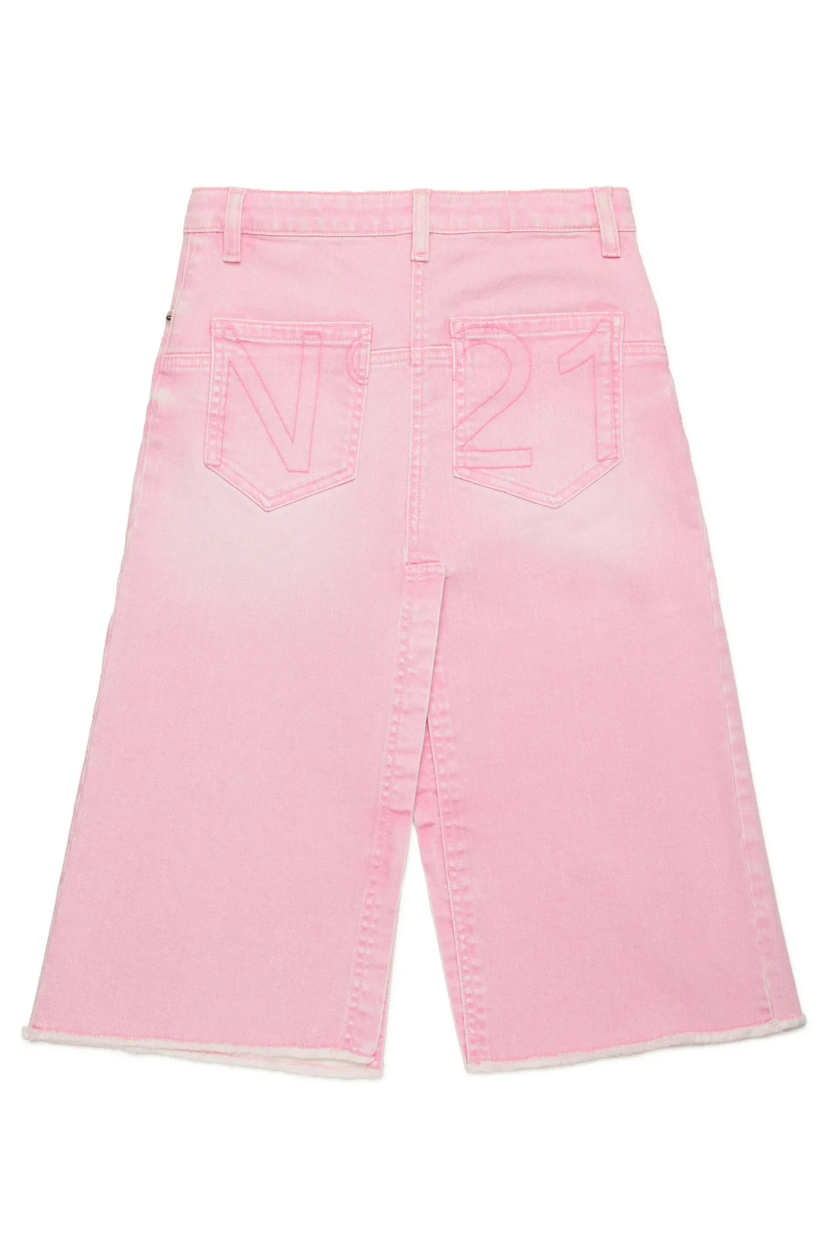 N°21 Gonna in denim con stampa wrinkles | Gonne