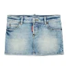 DSQUARED2 Gonna in denim effetto marmorizzato | Bambino Gonne | Denim-Mania
