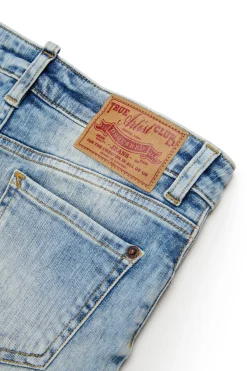 DSQUARED2 Gonna in denim effetto marmorizzato | Bambino Gonne | Denim-Mania