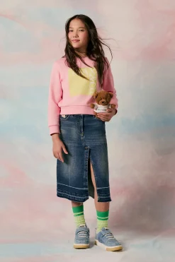 N°21 Gonna in denim effetto vissuto | Gonne