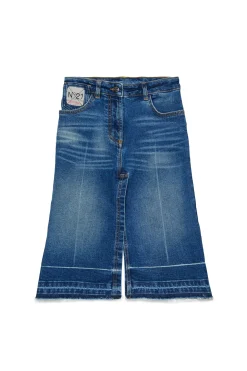 N°21 Gonna in denim effetto vissuto | Gonne