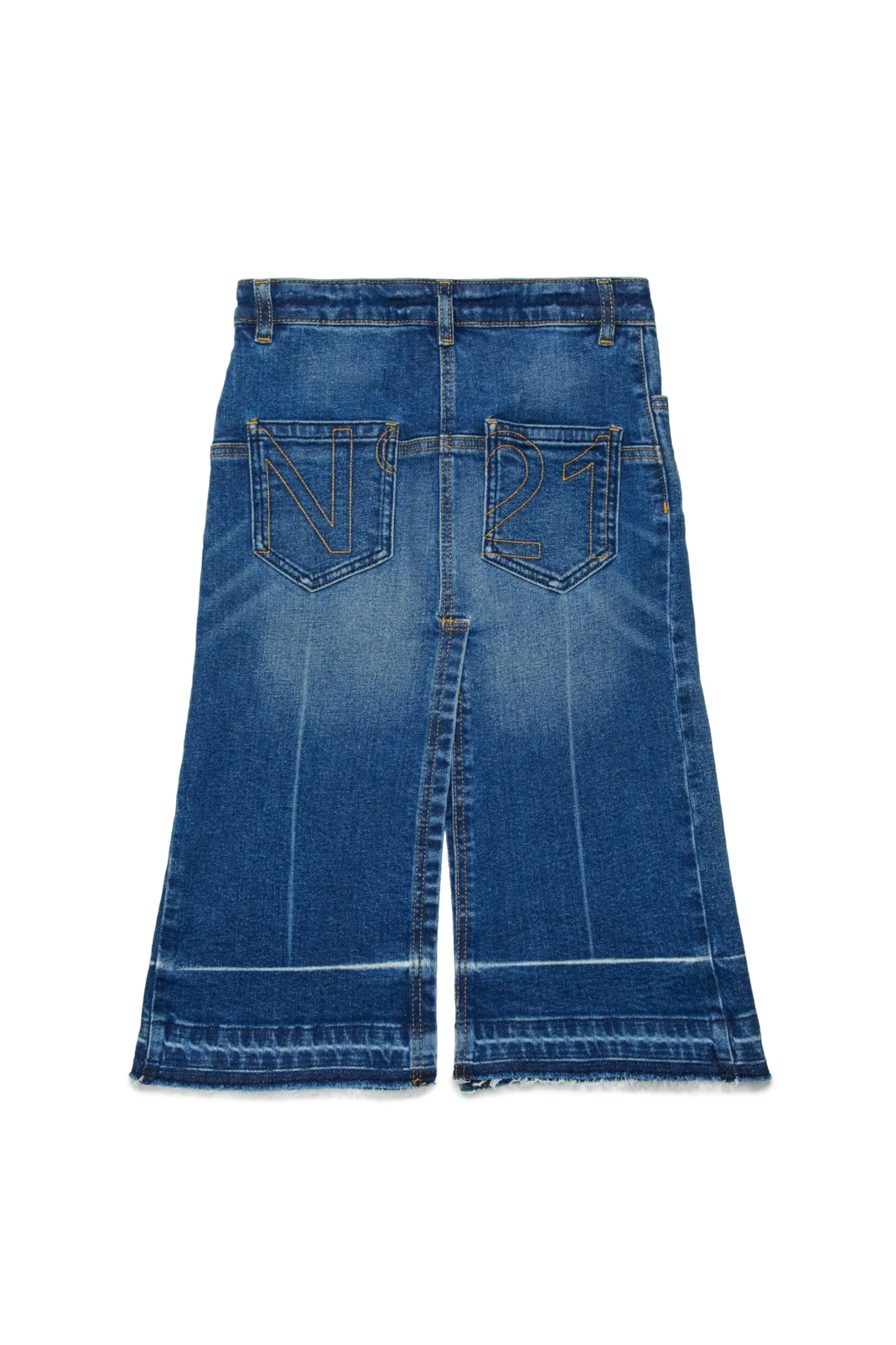 N°21 Gonna in denim effetto vissuto | Gonne