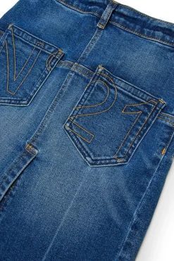 N°21 Gonna in denim effetto vissuto | Gonne