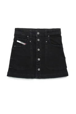 DIESEL Gonna in denim nero | Bambino Gonne | Denim-Mania