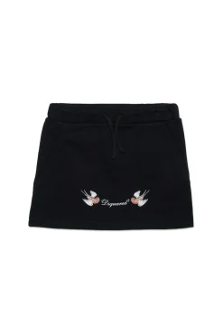 DSQUARED2 Gonna in felpa con stampa Birds | Gonne