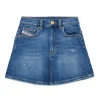 DIESEL Gonna in JoggJeans® blu medio con rotture | Bambino Gonne | Denim-Mania