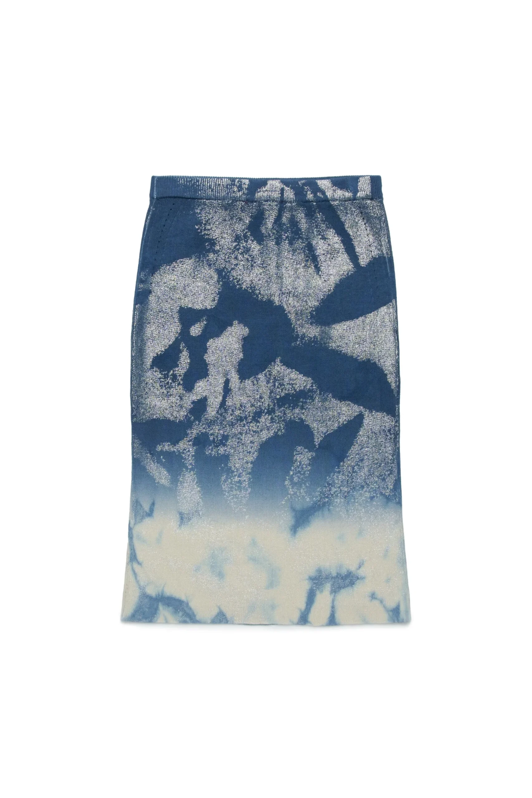 DIESEL Gonna in maglia effetto denim solarizzato | Gonne