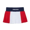 DSQUARED2 Gonna stile tennis in cotone tecnico | Bambino Gonne | Activewear