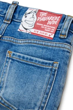DSQUARED2 Jeans blu medio con abrasioni | Bambino Jeans | Denim-Mania