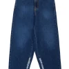 MM6 MAISON MARGIELA Jeans blu medio sfumato con splits | Bambino Jeans | Denim-Mania