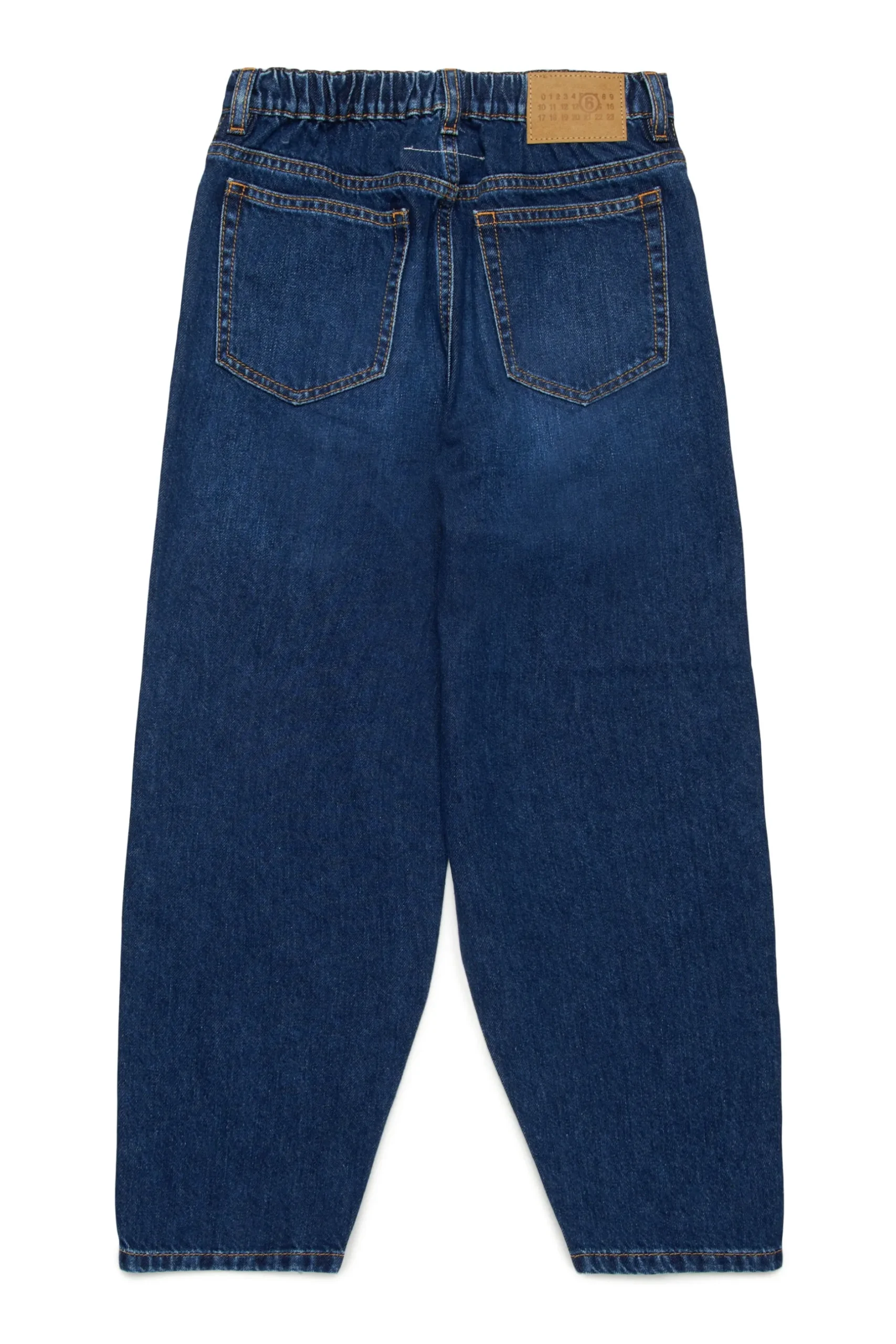 MM6 MAISON MARGIELA Jeans blu medio sfumato con splits | Bambino Jeans | Denim-Mania