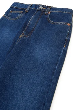 MM6 MAISON MARGIELA Jeans blu medio sfumato con splits | Bambino Jeans | Denim-Mania