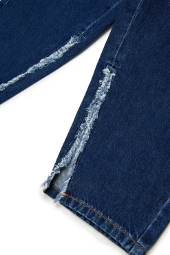 MM6 MAISON MARGIELA Jeans blu medio sfumato con splits | Bambino Jeans | Denim-Mania