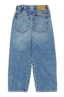 MM6 MAISON MARGIELA Jeans blu sfumato con color spots | Bambino Jeans | Denim-Mania