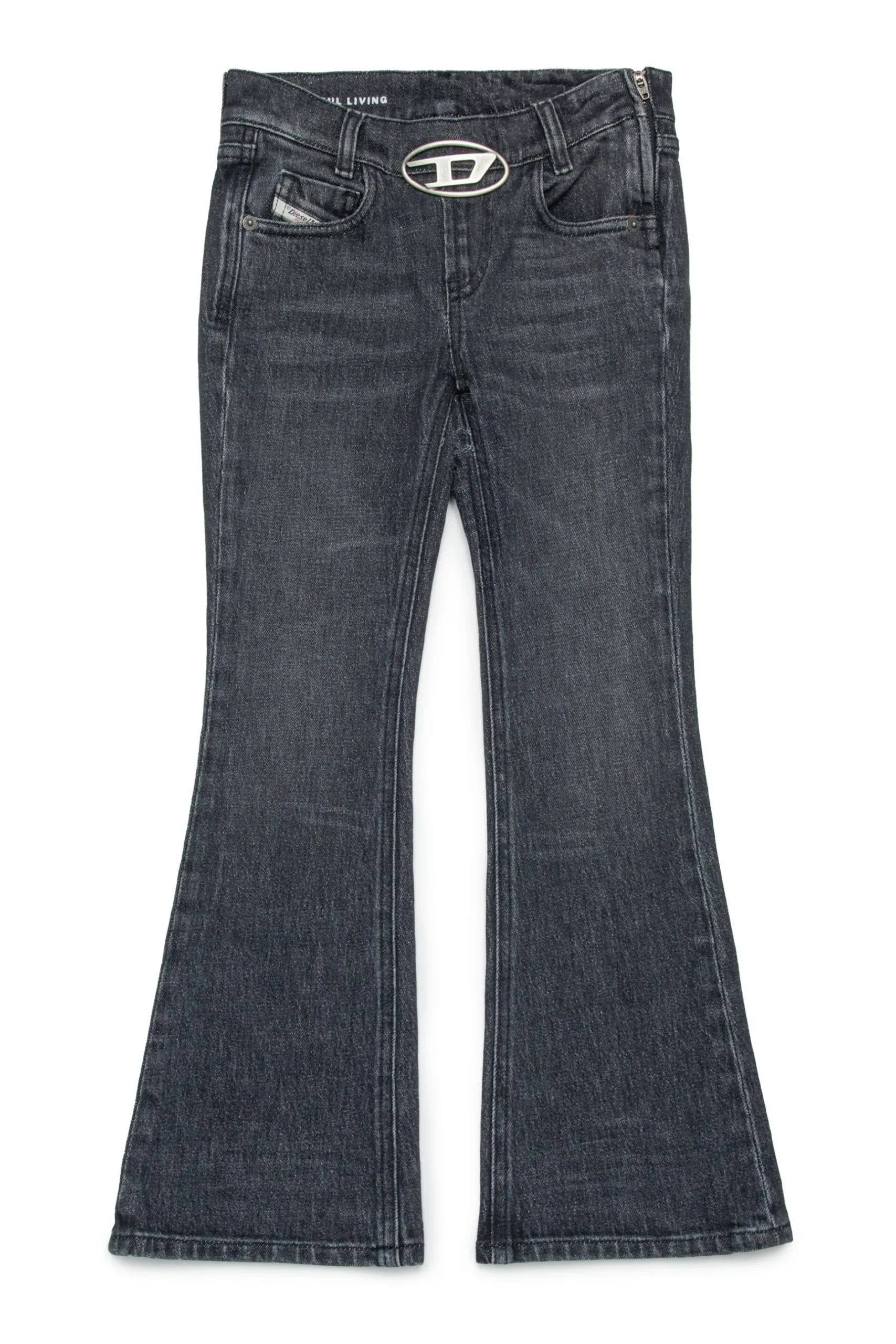 DIESEL Jeans bootcut nero con fibbia - 1969 D-Ebbey | Bambino Jeans | Denim-Mania