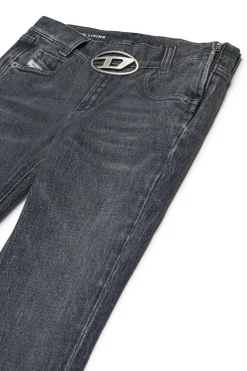 DIESEL Jeans bootcut nero con fibbia - 1969 D-Ebbey | Bambino Jeans | Denim-Mania