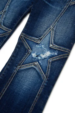 DSQUARED2 Jeans bootcut scuro con Super Star | Bambino Jeans | Denim-Mania