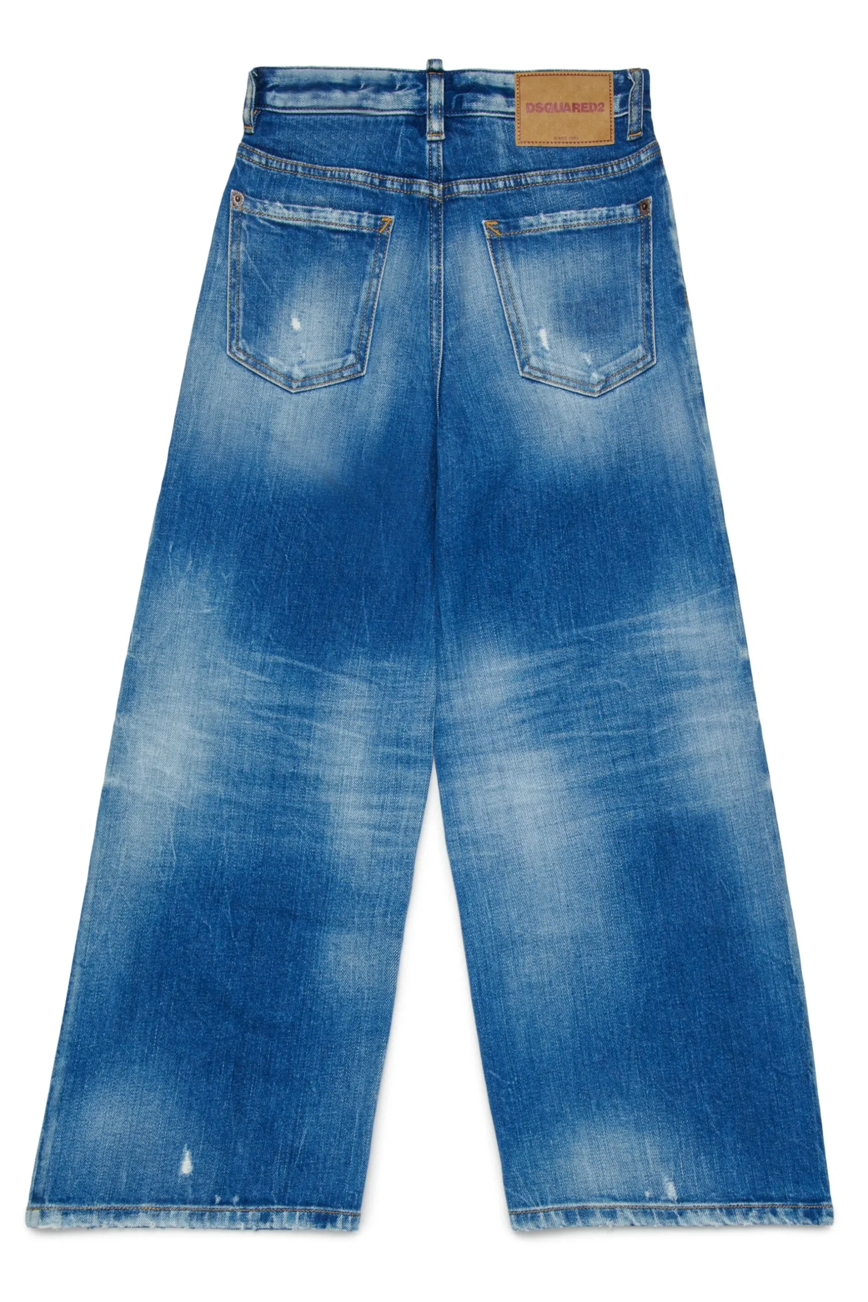 DSQUARED2 Jeans boyfriend effetto bleached - Traveller | Bambino Jeans | Denim-Mania