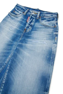 DSQUARED2 Jeans boyfriend effetto bleached - Traveller | Bambino Jeans | Denim-Mania