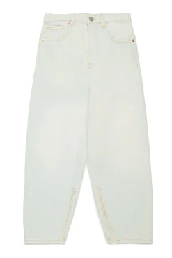 MM6 MAISON MARGIELA Jeans chiaro effetto vissuto con splits | Bambino Jeans | Denim-Mania