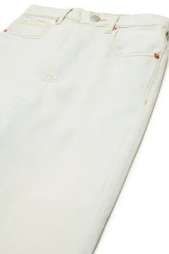 MM6 MAISON MARGIELA Jeans chiaro effetto vissuto con splits | Bambino Jeans | Denim-Mania