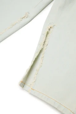 MM6 MAISON MARGIELA Jeans chiaro effetto vissuto con splits | Bambino Jeans | Denim-Mania