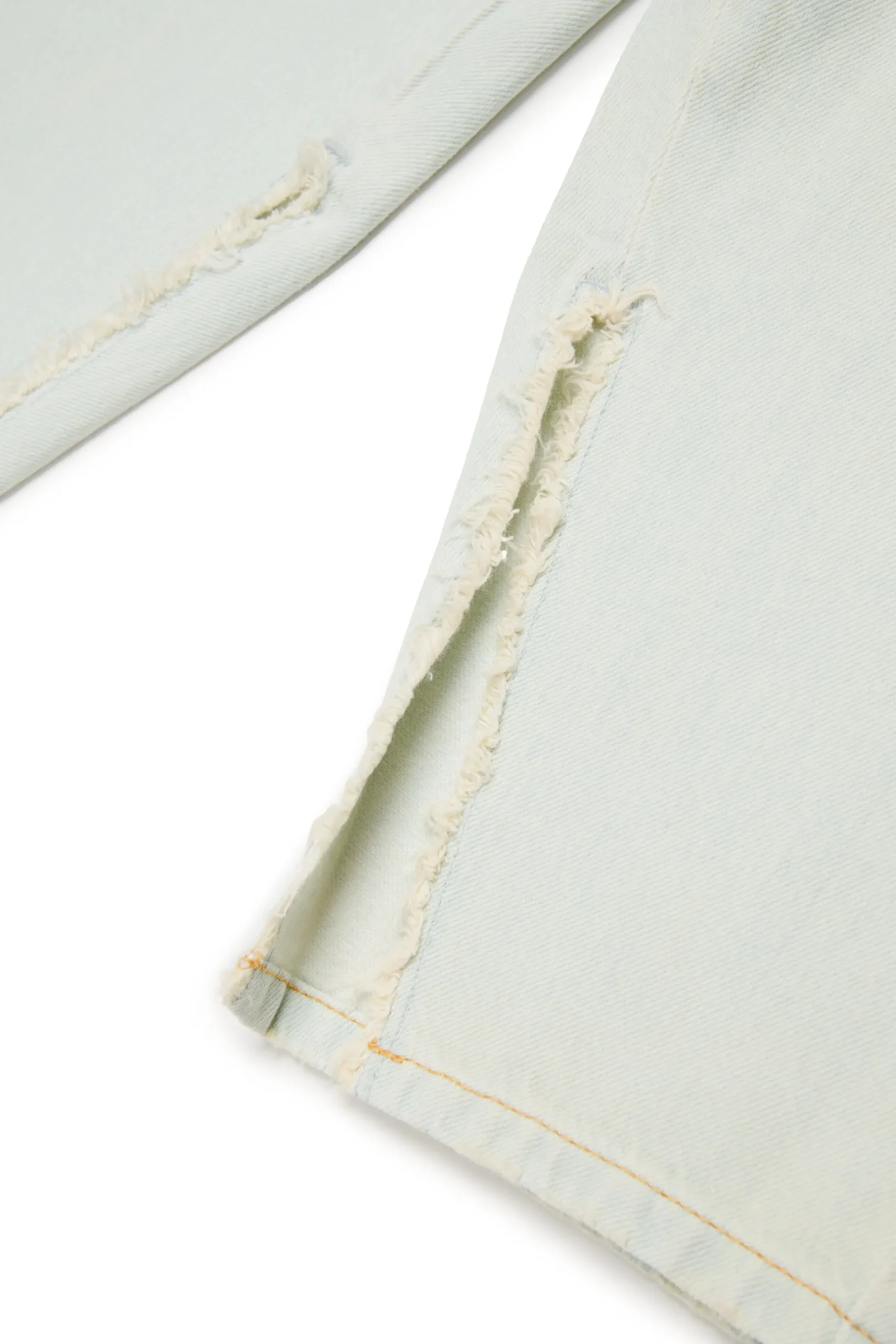 MM6 MAISON MARGIELA Jeans chiaro effetto vissuto con splits | Bambino Jeans | Denim-Mania