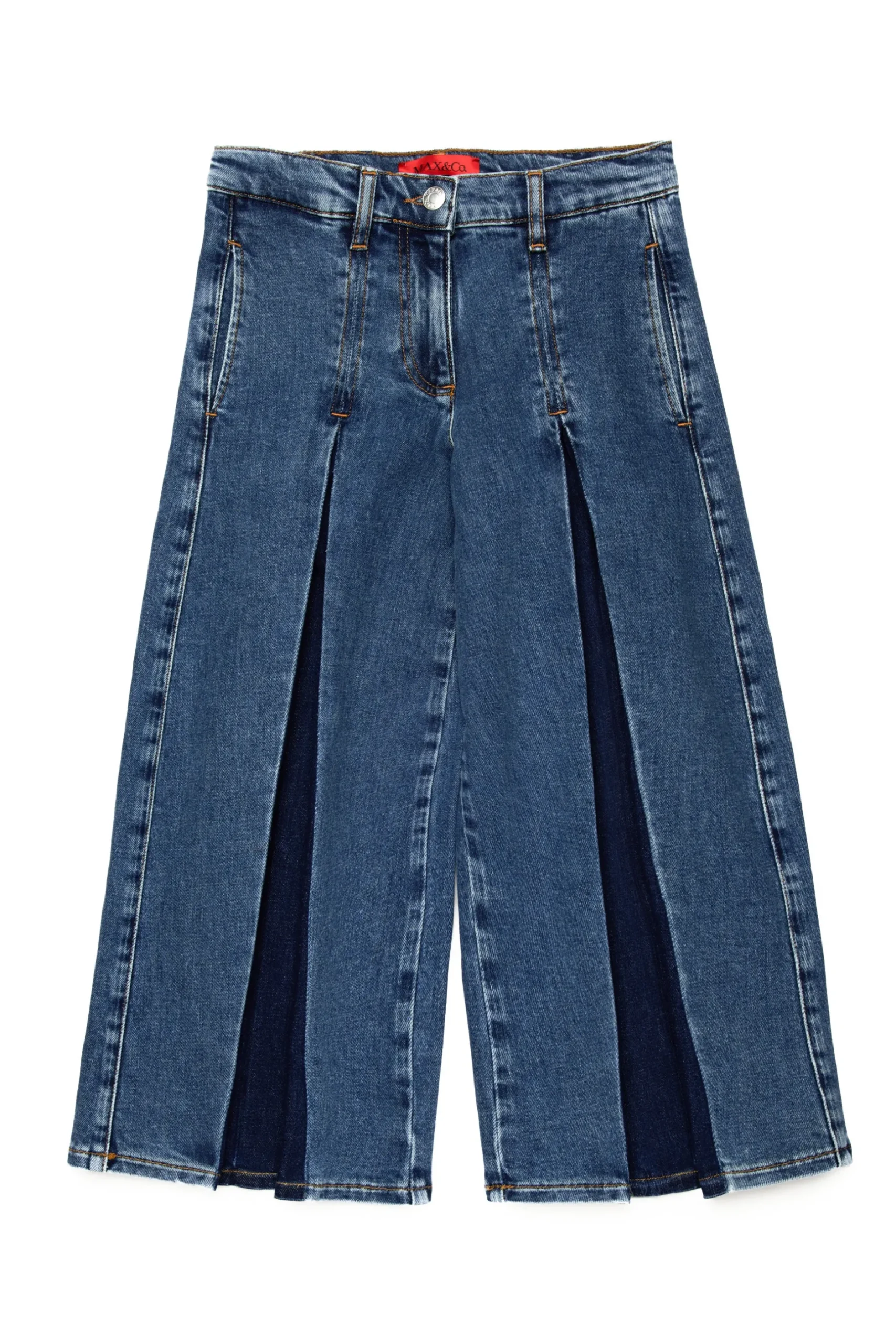 MAX&Co. Jeans con pinces a contrasto | Bambino Jeans | Denim-Mania
