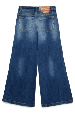 DIESEL Jeans flare blu medio con strappi - 1978 | Bambino Jeans | Denim-Mania