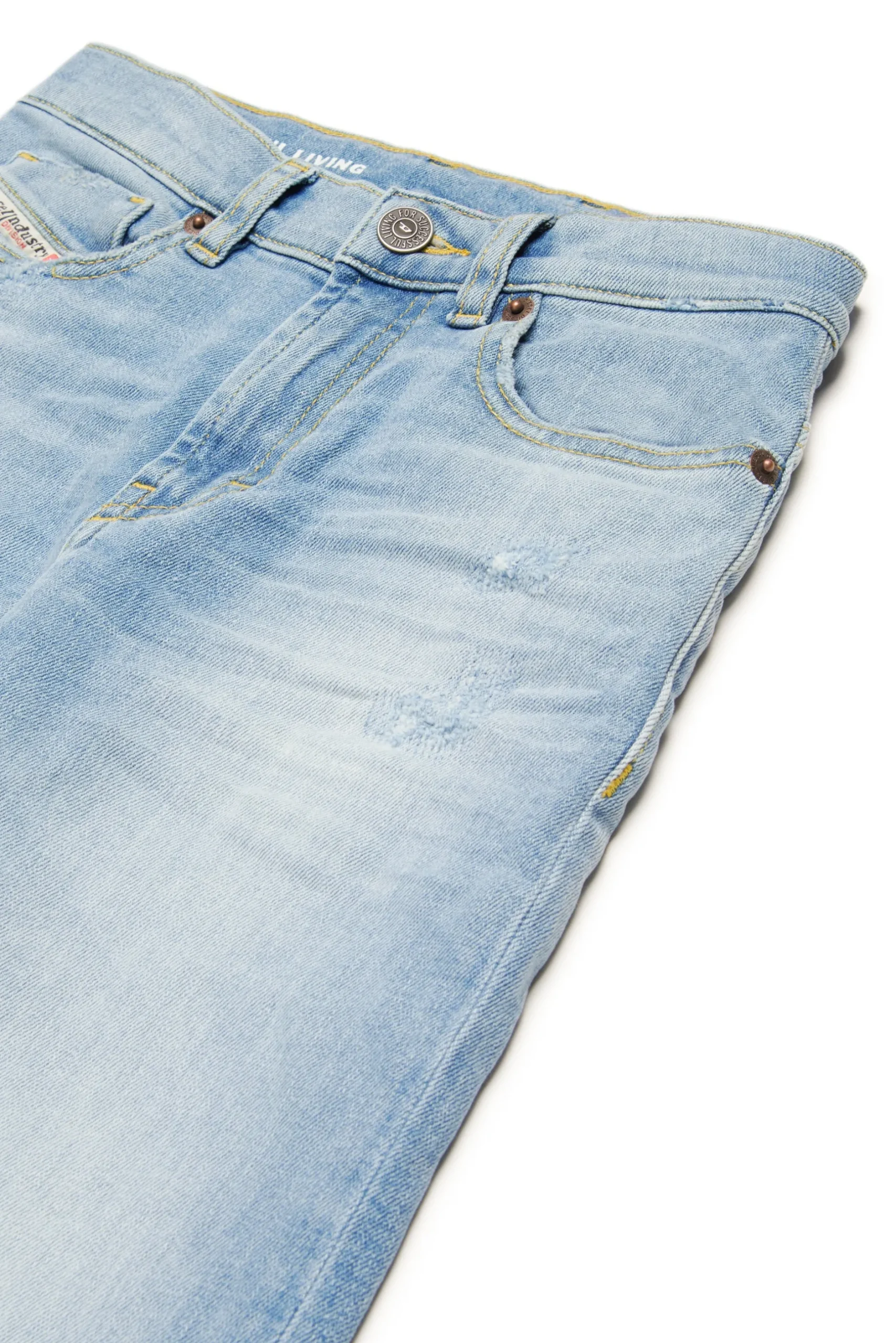 DIESEL Jeans flare chiaro con abrasioni - 2000 | Bambino Jeans | Denim-Mania