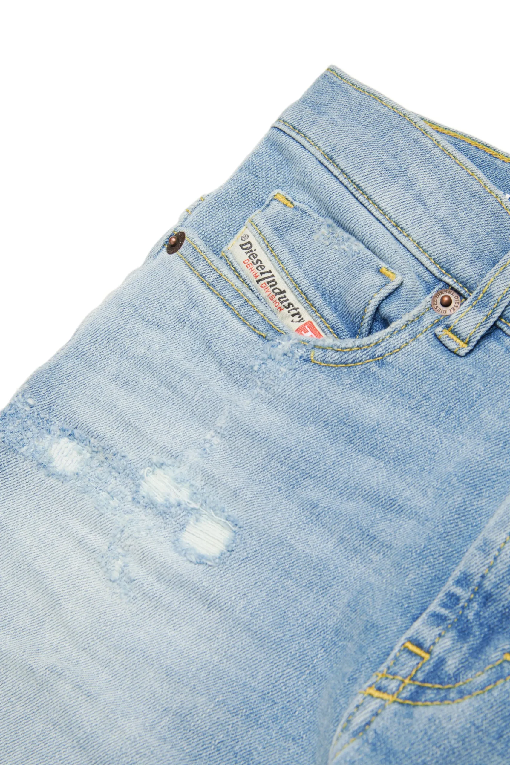 DIESEL Jeans flare chiaro con abrasioni - 2000 | Bambino Jeans | Denim-Mania