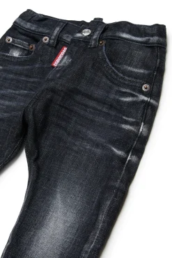 DSQUARED2 Jeans nero sfumato | Bambino Jeans | Denim-Mania