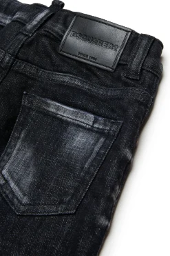 DSQUARED2 Jeans nero sfumato | Bambino Jeans | Denim-Mania
