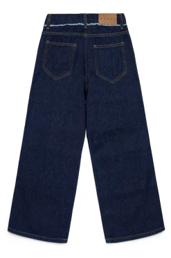 MARNI Jeans scuro con dettagli sfrangiati | Bambino Jeans | Party Looks