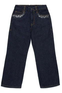 MARNI Jeans scuro con rhinestones | Jeans
