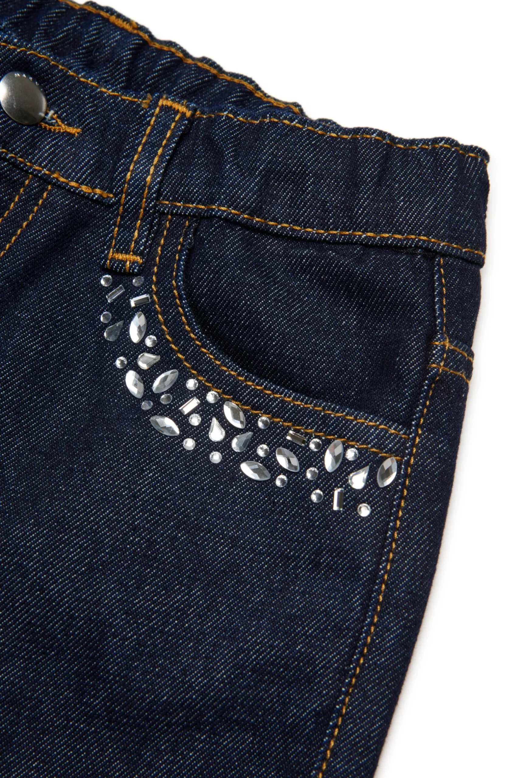 MARNI Jeans scuro con rhinestones | Jeans