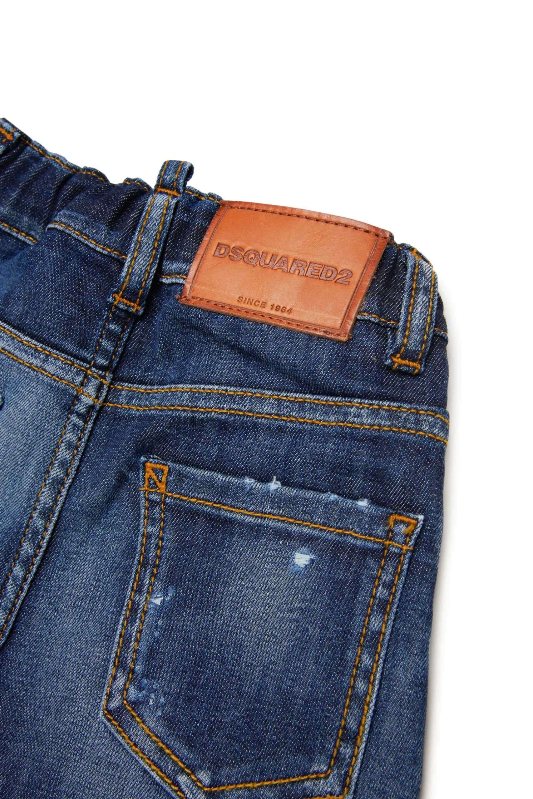 DSQUARED2 Jeans scuro con rotture | Bambino Denim-Mania | Denim-Mania