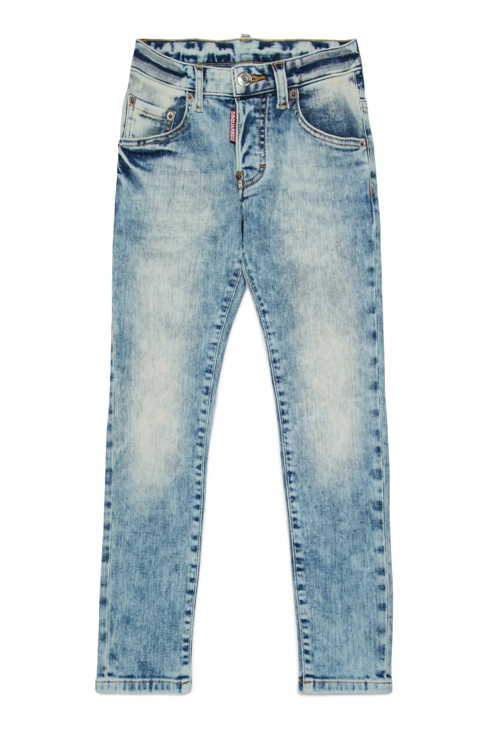 DSQUARED2 Jeans skinny effetto marmorizzato - Skater | Bambino Denim-Mania | Denim-Mania
