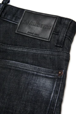 DSQUARED2 Jeans skinny nero sfumato - Cool Guy | Bambino Denim-Mania | Denim-Mania