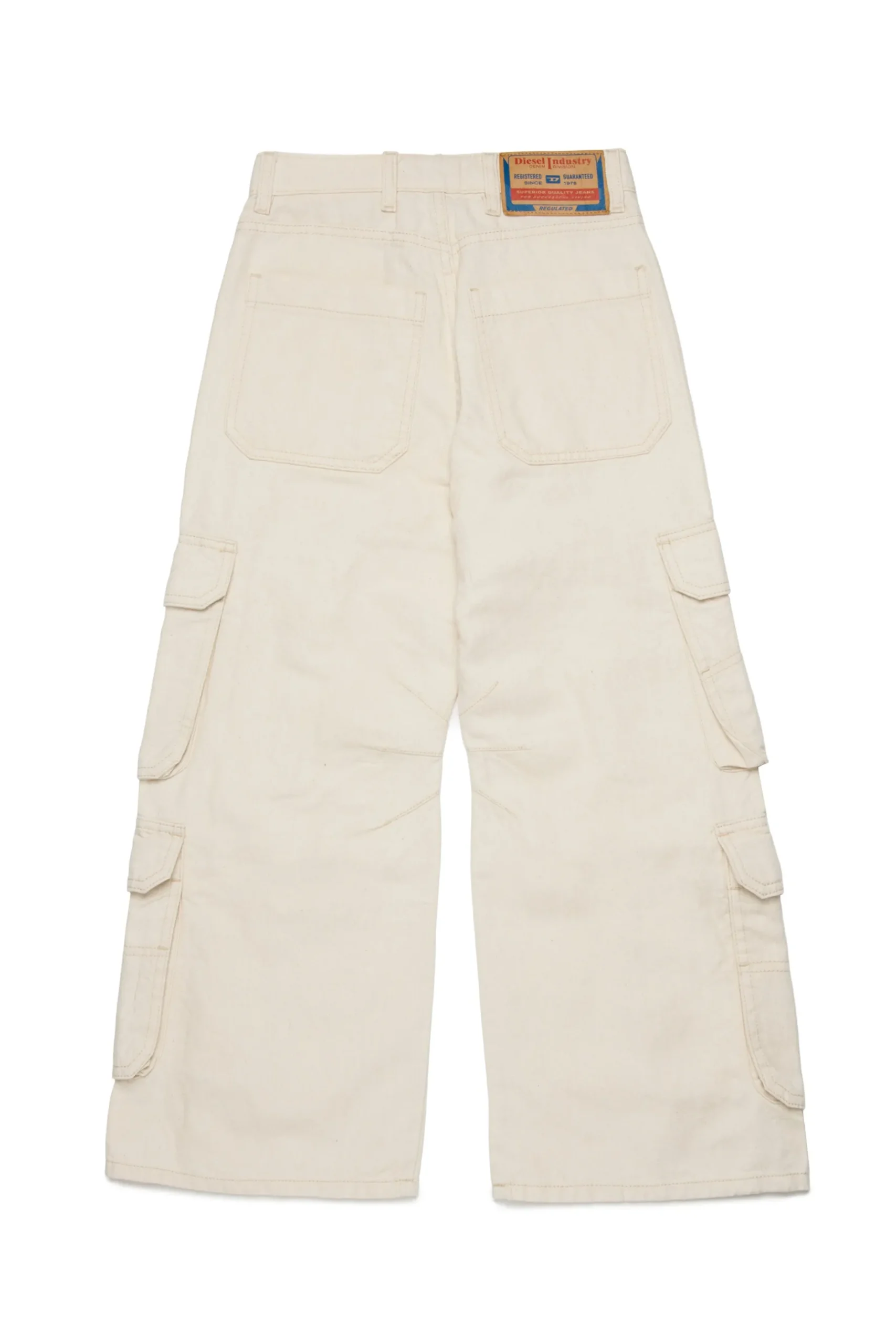 DIESEL Jeans straight cargo in misto lino - D-Argjx | Bambino Jeans | Denim-Mania