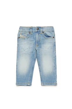 DIESEL Jeans straight chiaro con abrasioni - D-Jools-B | Bambino Jeans | Denim-Mania