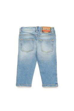 DIESEL Jeans straight chiaro con abrasioni - D-Jools-B | Bambino Jeans | Denim-Mania