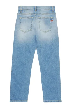 DIESEL Jeans straight chiaro con abrasioni - 2020 D-Viker | Bambino Denim-Mania | Denim-Mania