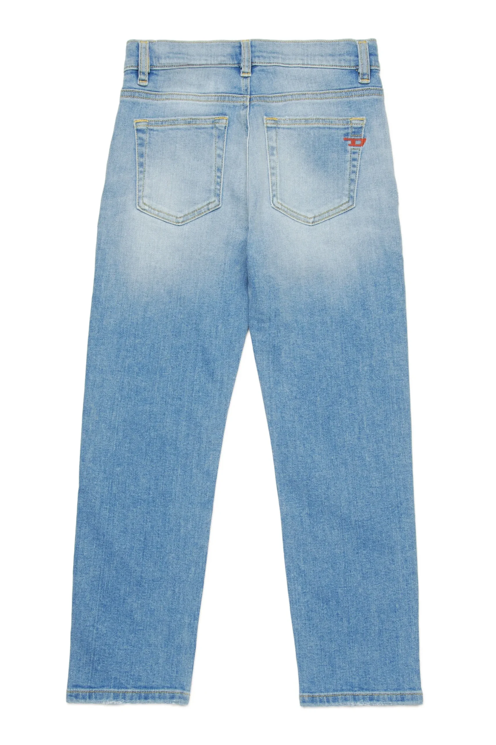 DIESEL Jeans straight chiaro con abrasioni - 2020 D-Viker | Bambino Denim-Mania | Denim-Mania