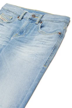 DIESEL Jeans straight chiaro con abrasioni - 2020 D-Viker | Bambino Denim-Mania | Denim-Mania