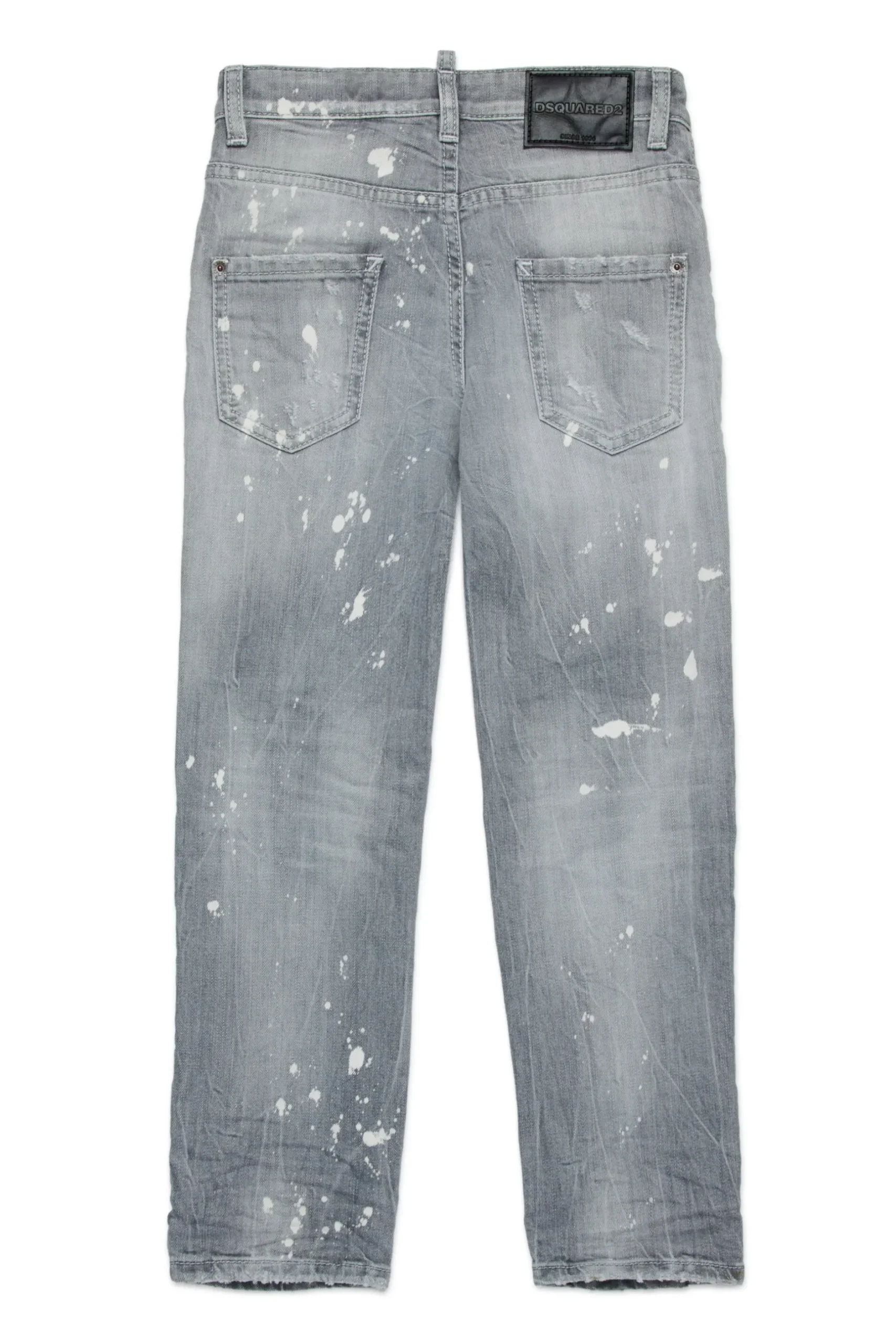 DSQUARED2 Jeans straight con color spots - 642 | Bambino Jeans | Denim-Mania