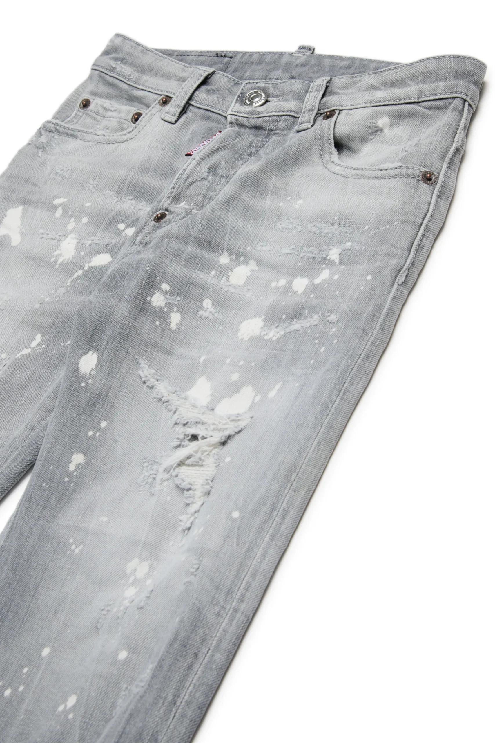 DSQUARED2 Jeans straight con color spots - 642 | Bambino Jeans | Denim-Mania