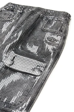 DIESEL Jeans straight nero con paillettes - Pmirt | Jeans
