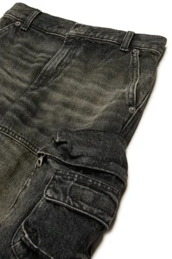 DIESEL Jeans straight nero sfumato - D-Fish | Bambino Denim-Mania | Denim-Mania